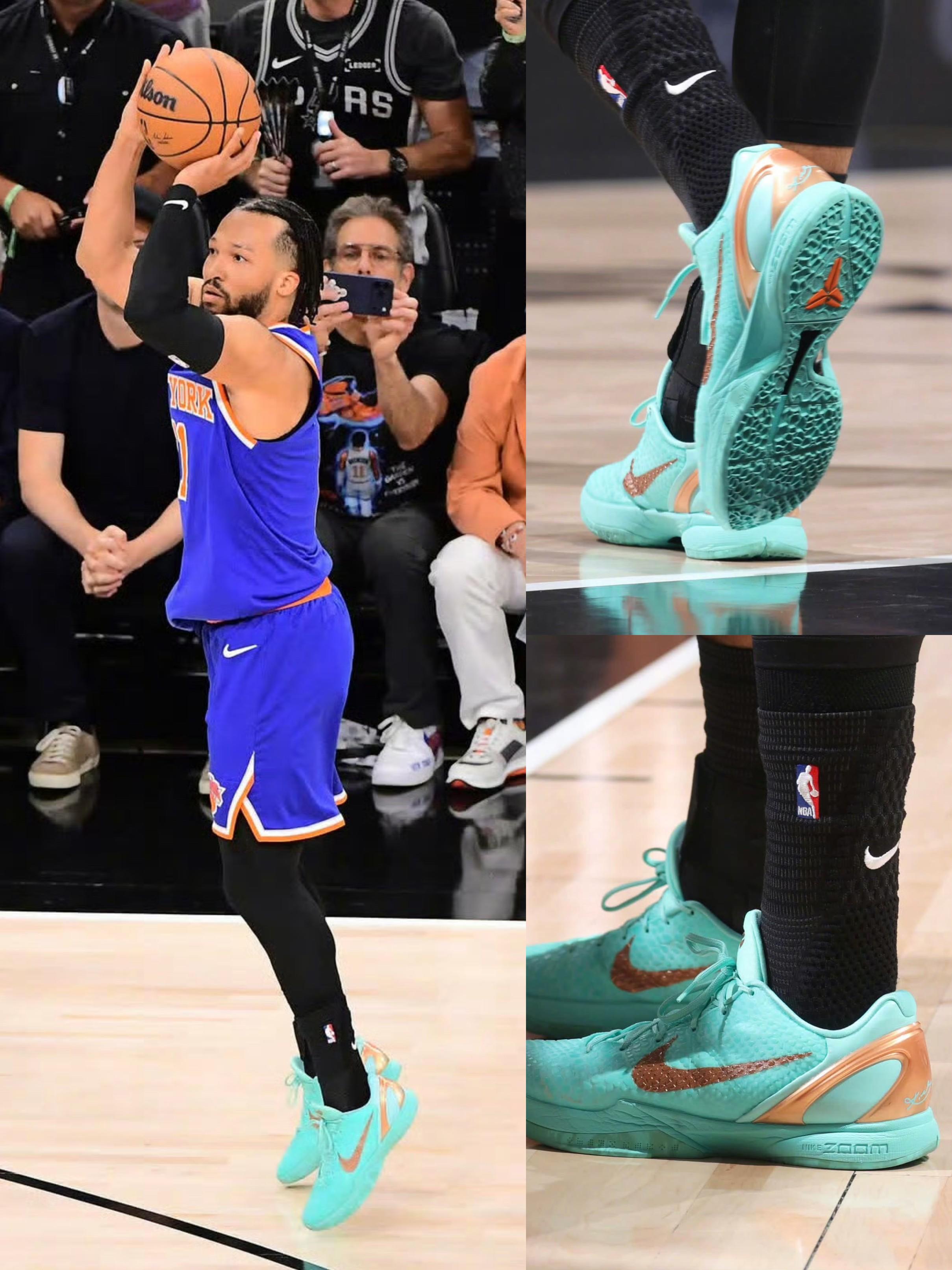 自由女神像配色Kobe 6,布伦森夺冠战靴背后的纽约荣耀